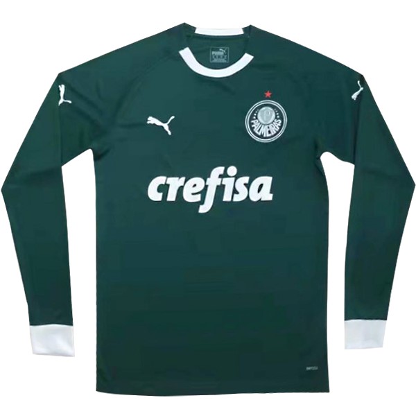 Tailandia Camiseta Palmeiras 1ª ML 2019 2020 Verde